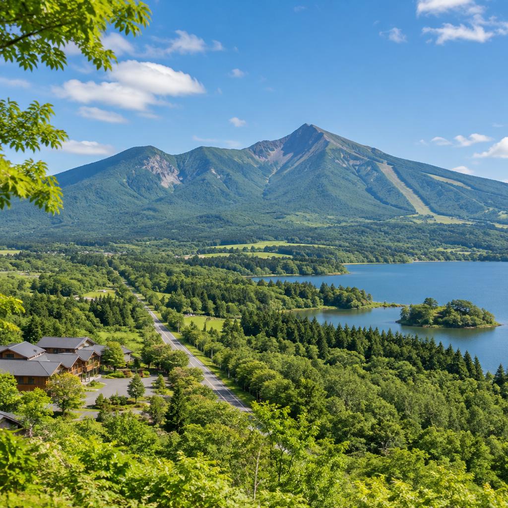 磐梯山の登山口へ30分圏内。山旅にうれしいロケーション