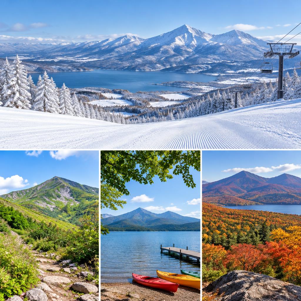 仕事の合間は、雪山と自然を思いきり楽しむ