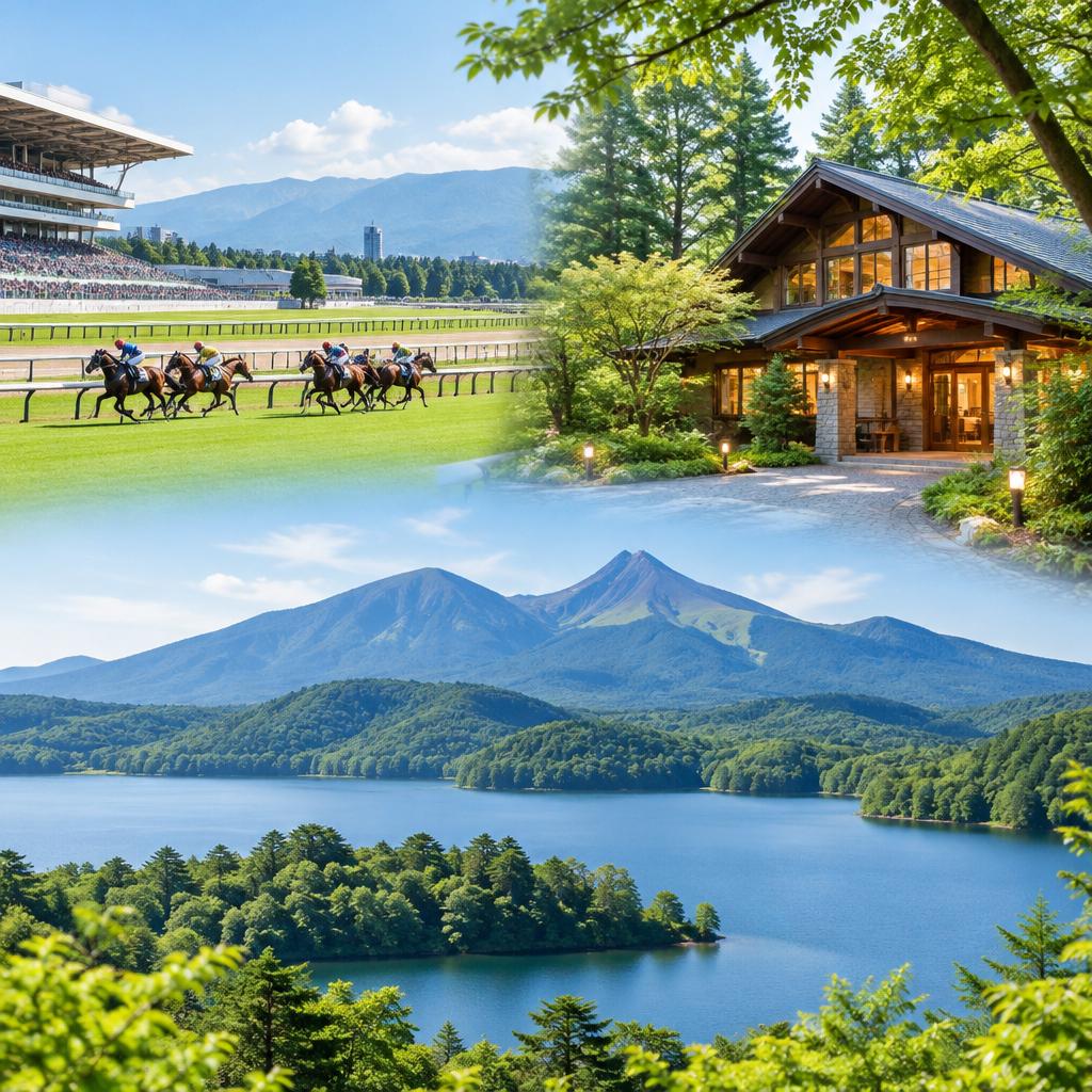 福島競馬場へ出かける旅も、磐梯の自然を楽しむ旅も。気軽に泊まれる森の宿を拠点に。