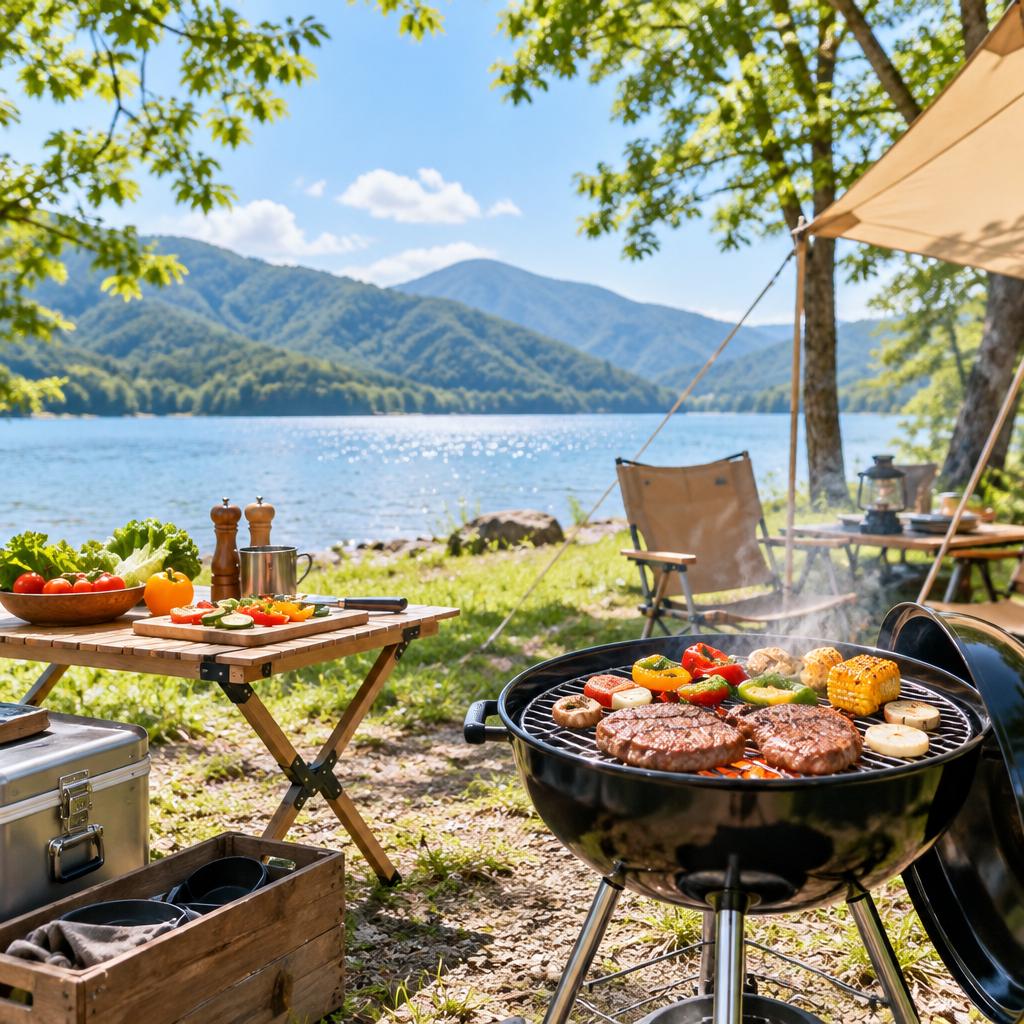火を囲めば、笑顔が広がる。家族で楽しむBBQ時間